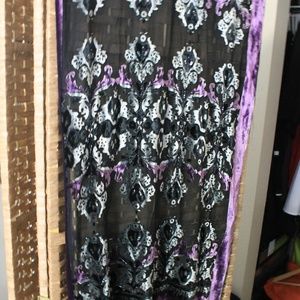 Crushed Velvet Beaded wrap